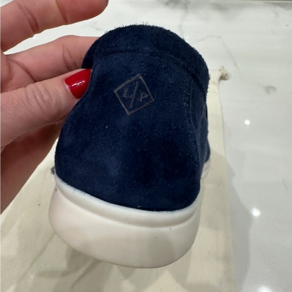 Loro Piana  woman’s Navy Suede Slip-Ons, size 39 - Picture 7 of 7